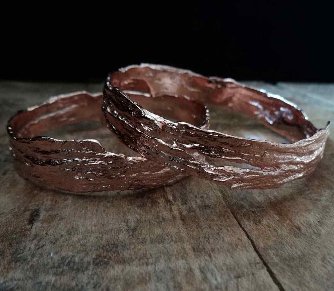 Driftwood Chunky Bangle - Large