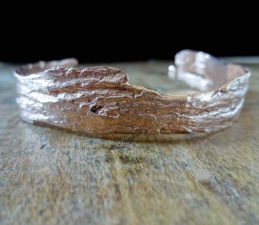 Driftwood Cuff Large in Rose Gold 