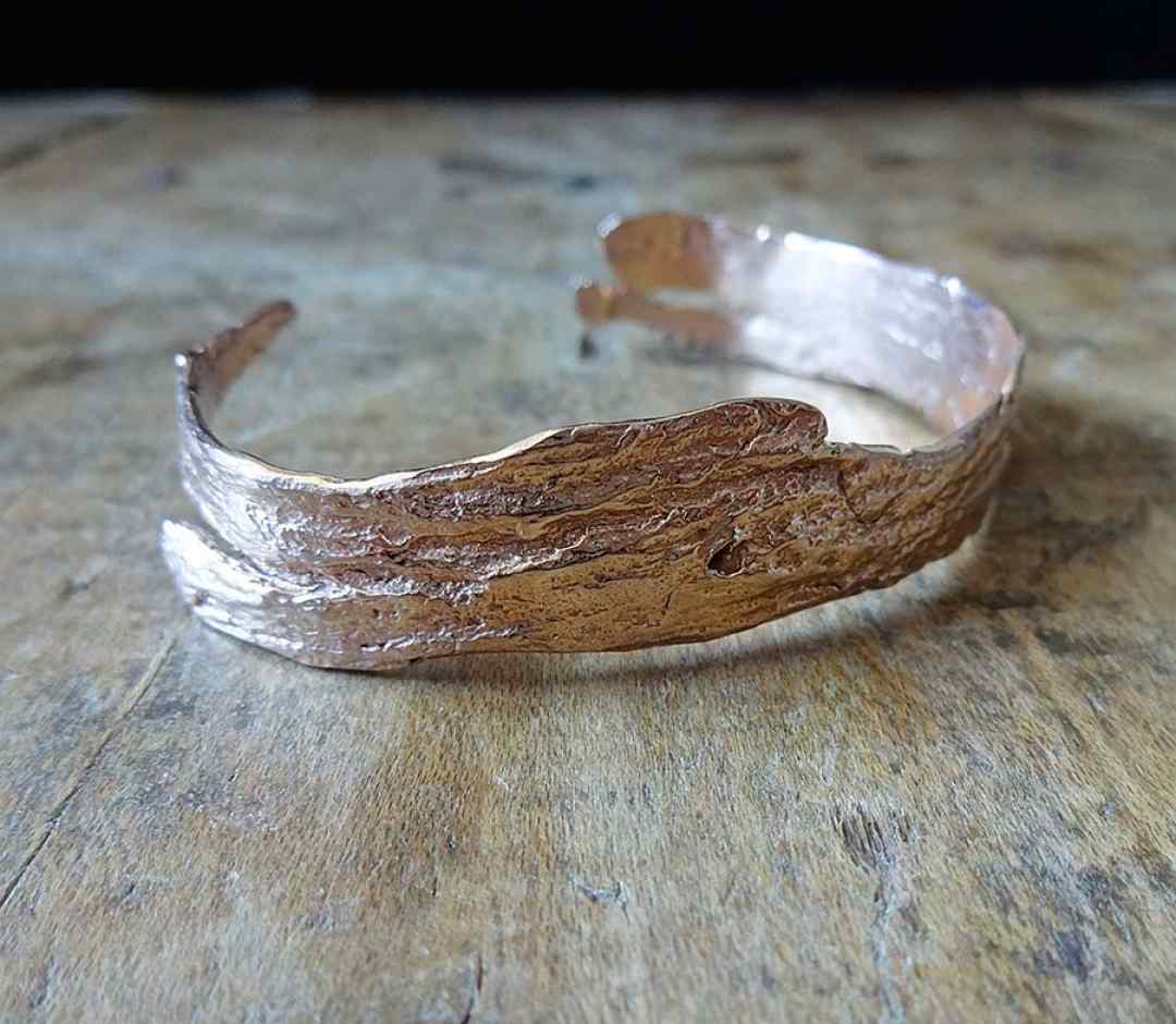 Driftwood Cuff Large in Rose Gold 