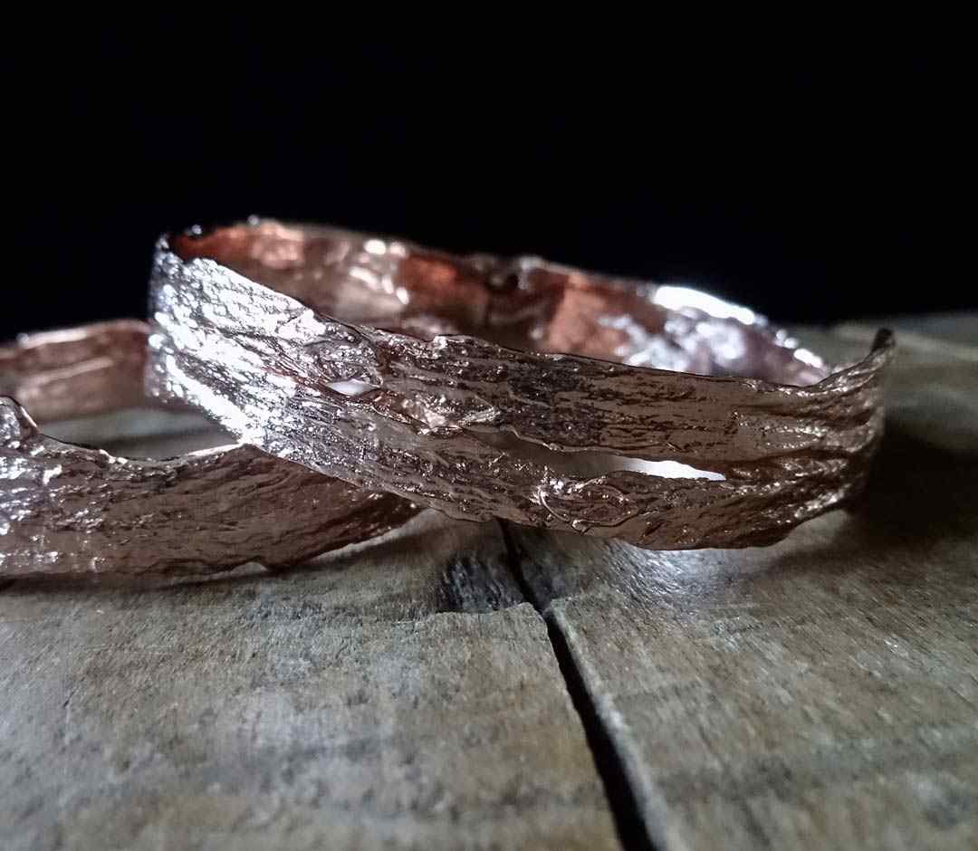 Driftwood Chunky Bangle - Large