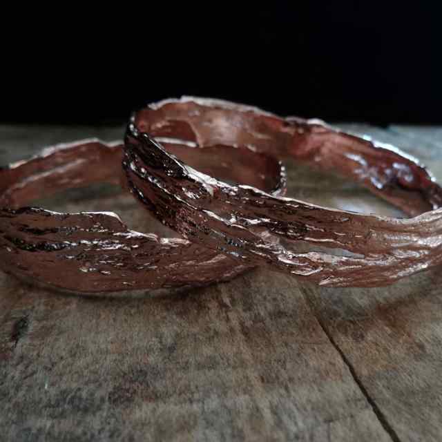 Driftwood Chunky Bangle - Large