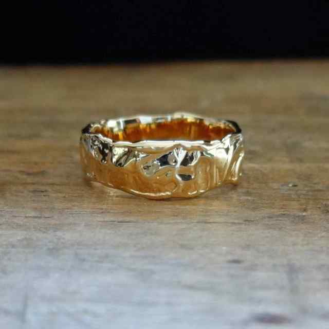 Molten Ring Gold metal 